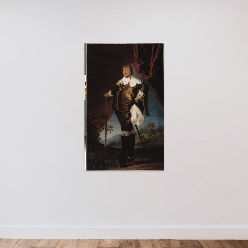 Christian IV unframed — shown to scale