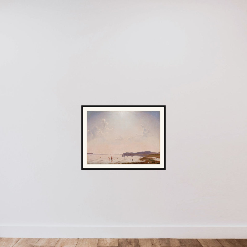 Roskilde Fjord nær Frederikssund framed — shown to scale