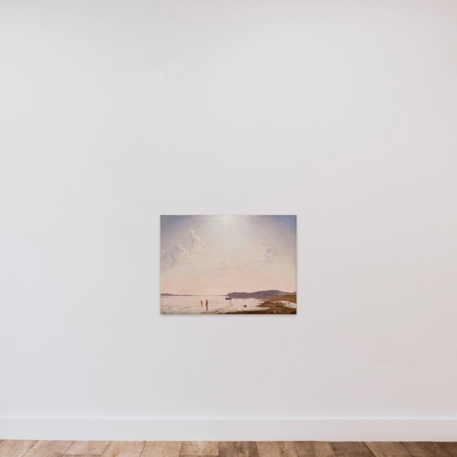 Roskilde Fjord nær Frederikssund unframed — shown to scale