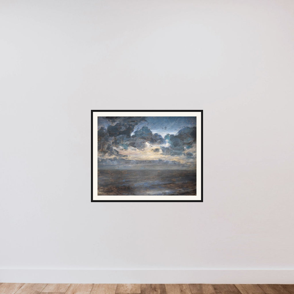 Skt. Hans nat ved Tisvilde strand framed — shown to scale
