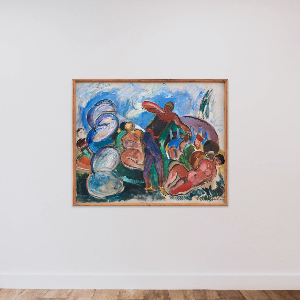 Komposition unframed — shown to scale