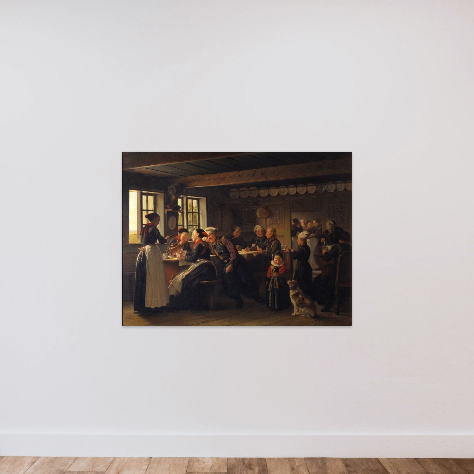 Episode af et gilde på Amager unframed — shown to scale