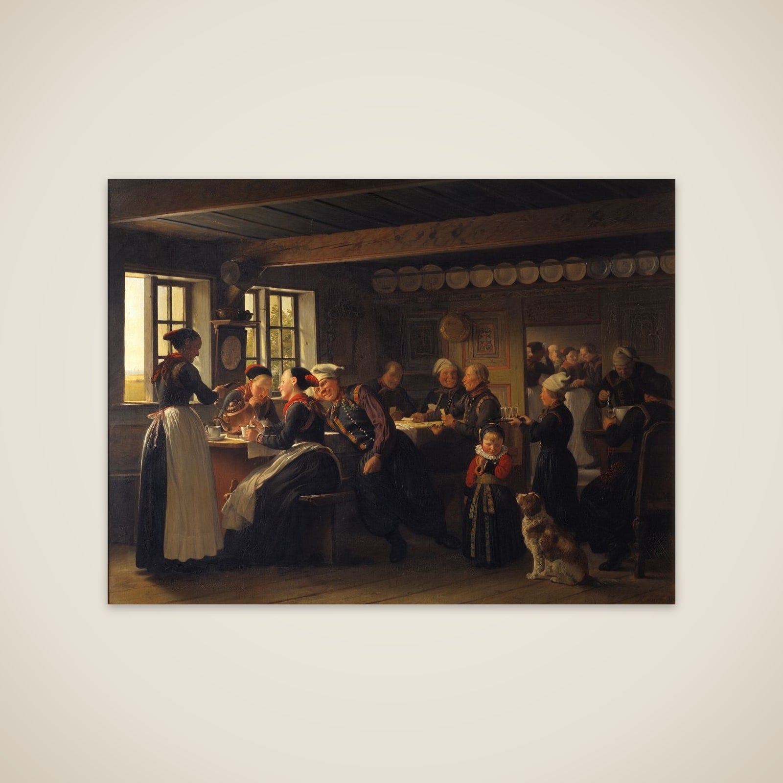 Episode af et gilde på Amager unframed print