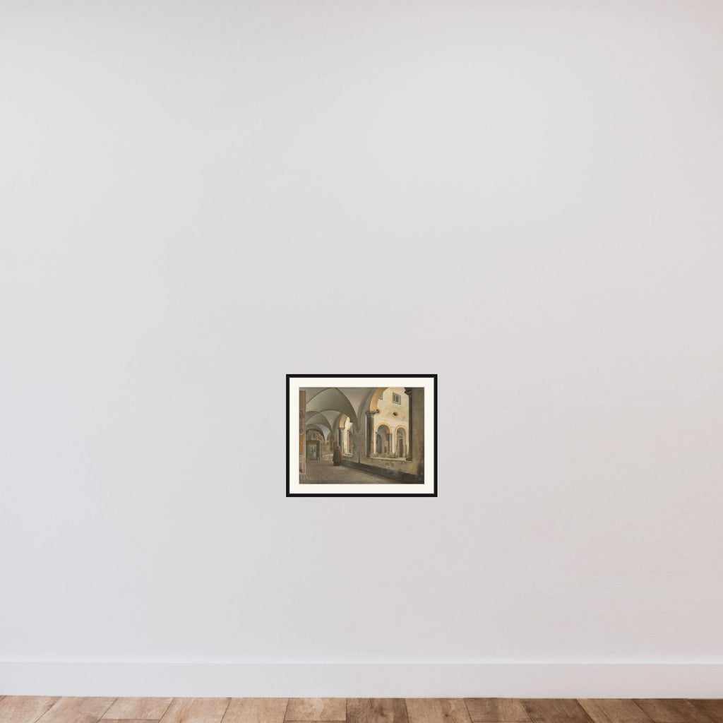 I franciskanerklosteret Santa Maria in Aracoeli i Rom framed — shown to scale