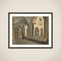 I franciskanerklosteret Santa Maria in Aracoeli i Rom framed