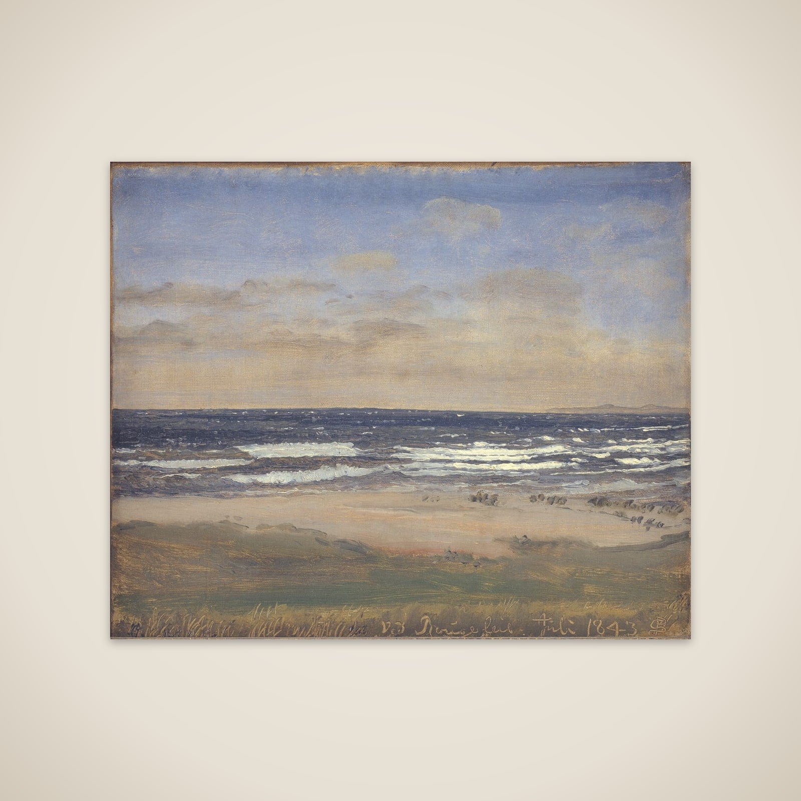 Strandbillede, Rågeleje unframed print