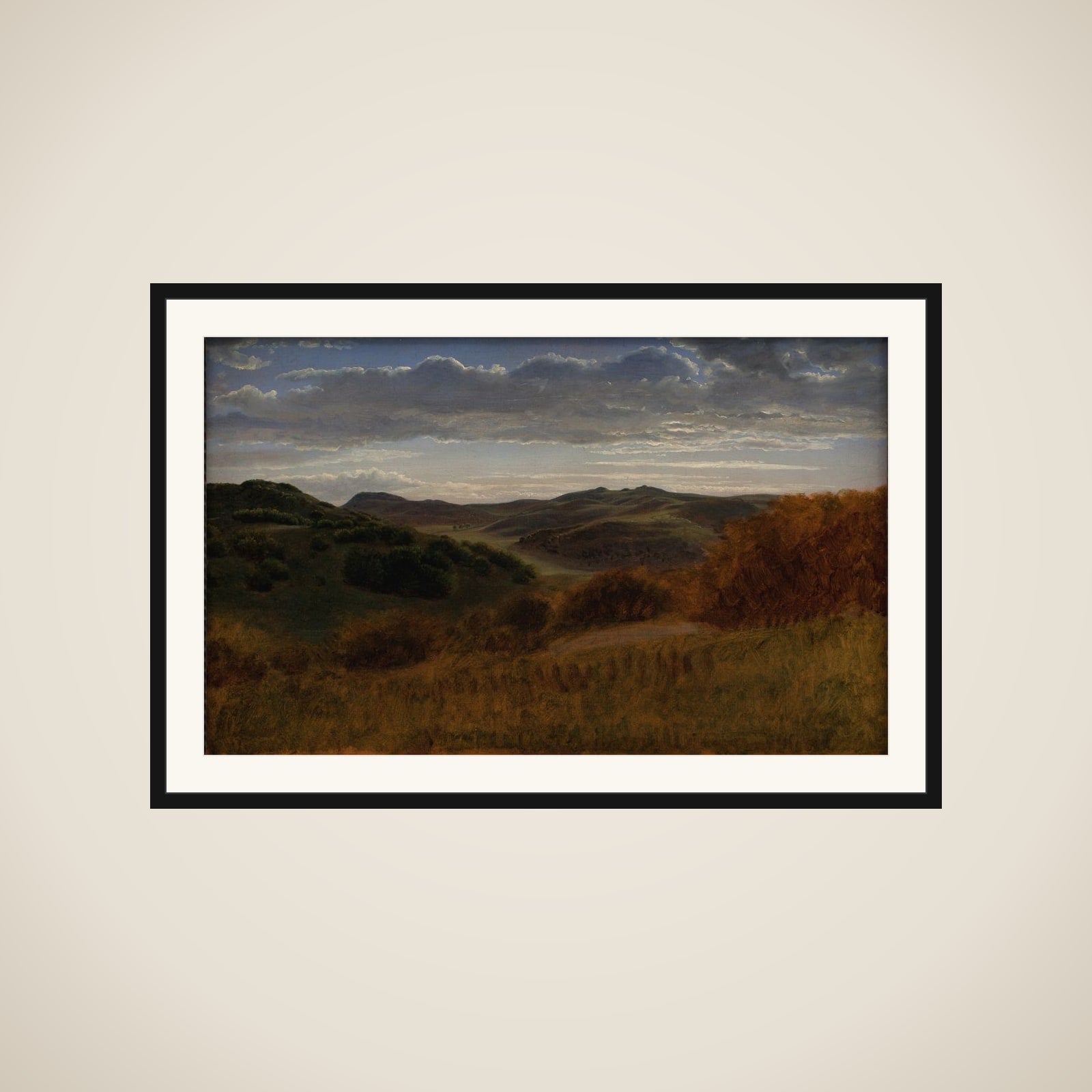 Bakkedrag bag Møns Klint (Jydeleje) framed