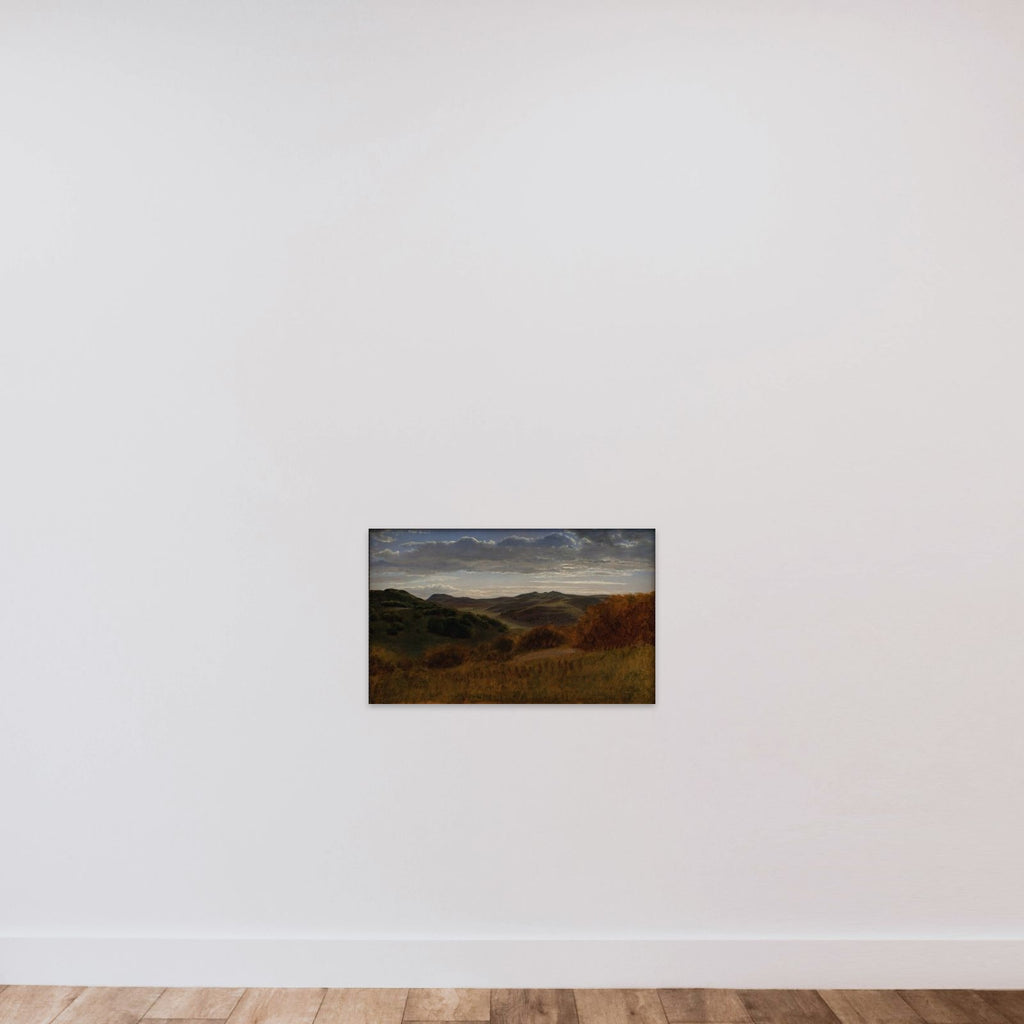Bakkedrag bag Møns Klint (Jydeleje) unframed — shown to scale