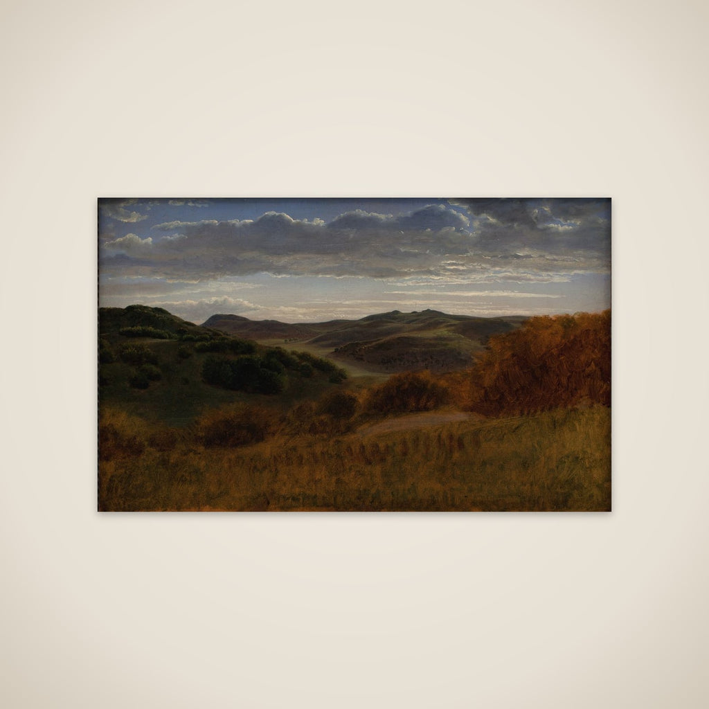 Bakkedrag bag Møns Klint (Jydeleje) unframed print