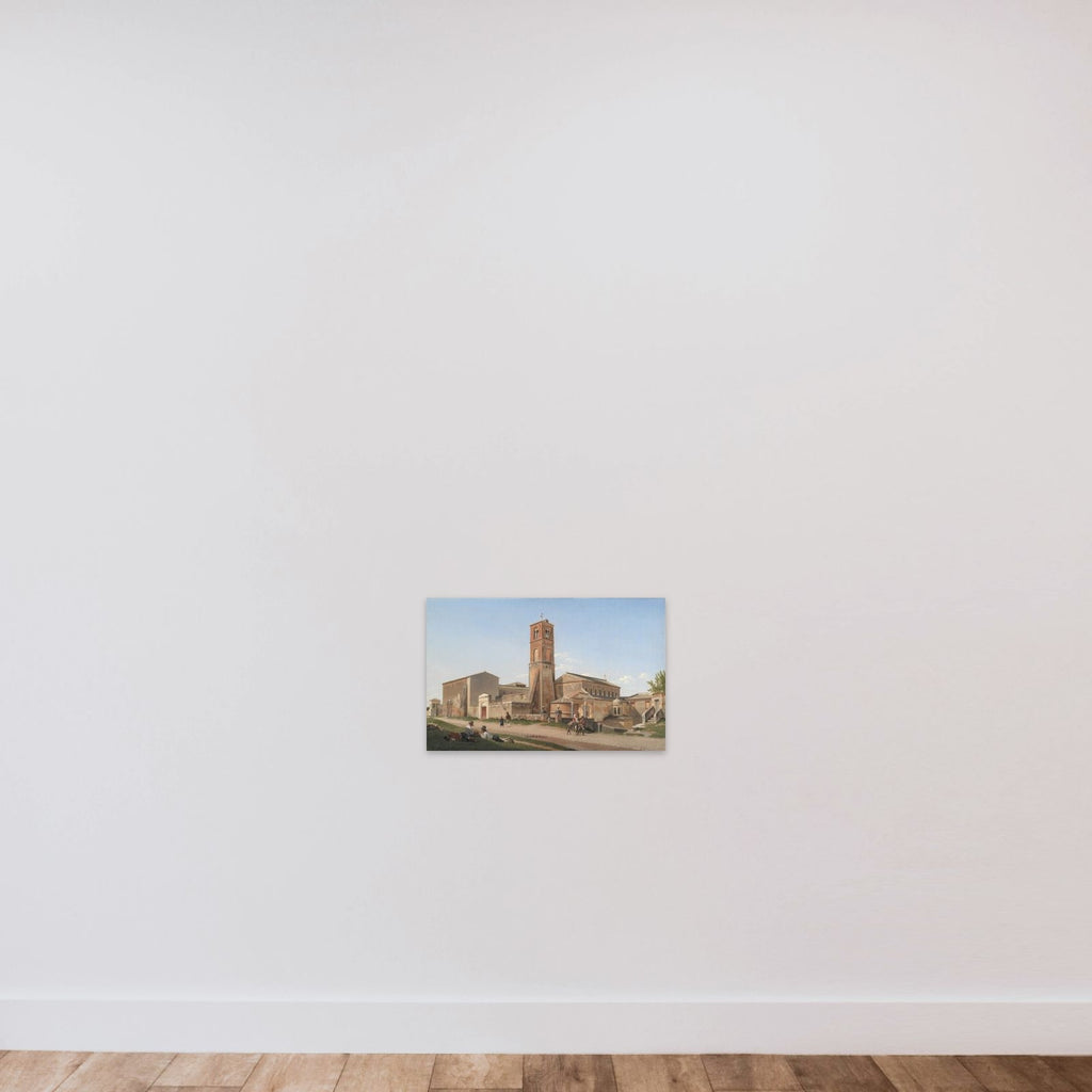 Sant' Agnese fuori le mura unframed — shown to scale