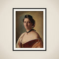 Kunstnerens hustru, fru Alma Bloch, f. Trepka framed