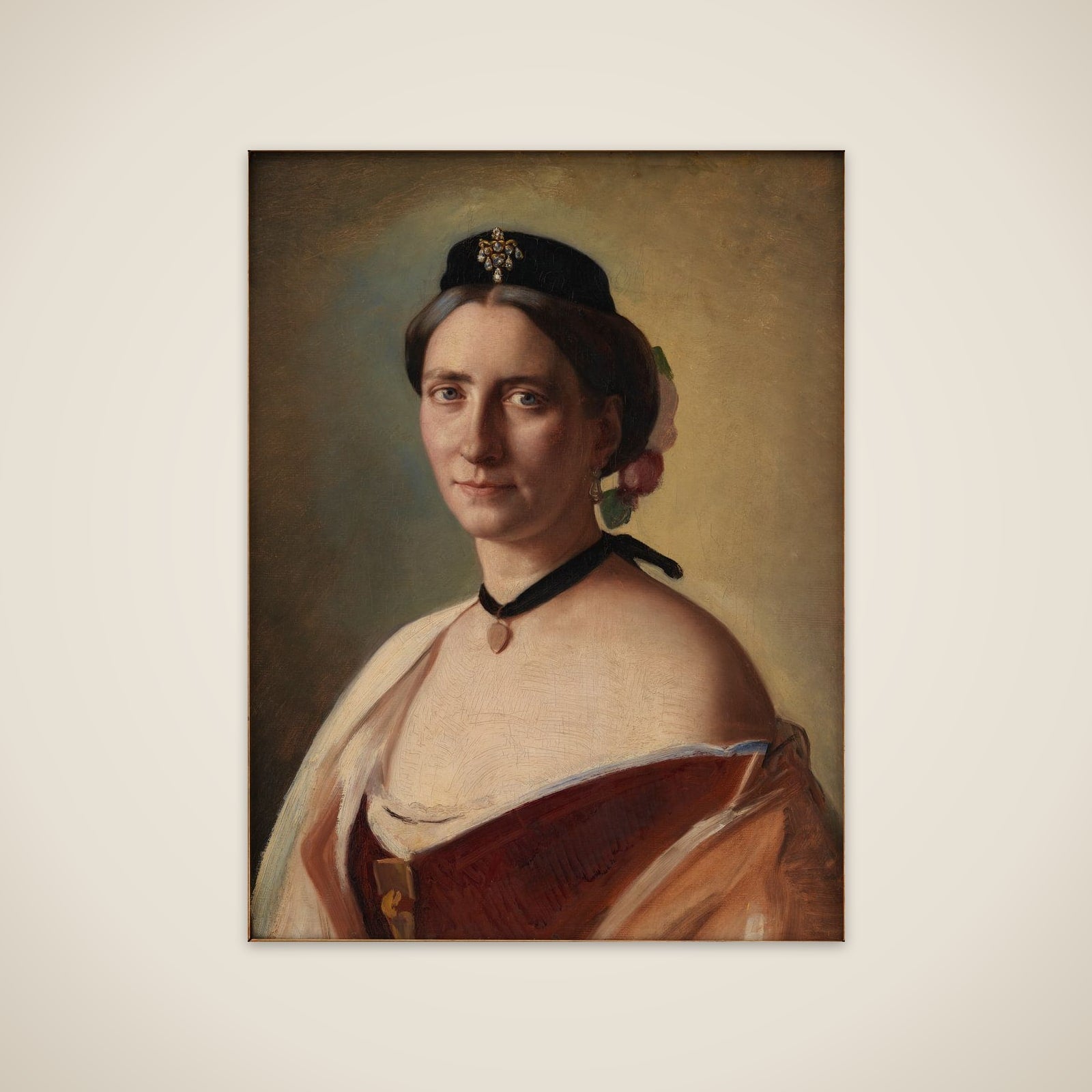 Kunstnerens hustru, fru Alma Bloch, f. Trepka unframed print