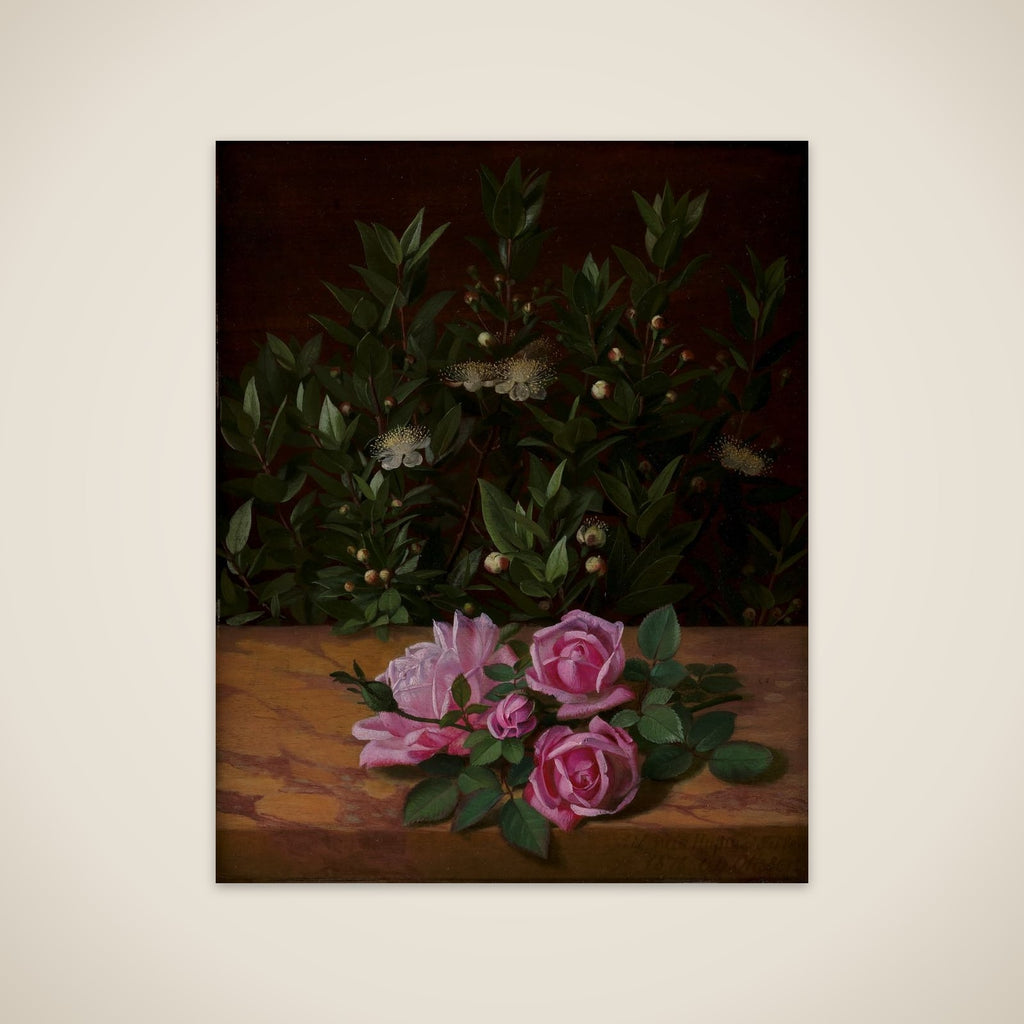 Roser og myrter unframed print