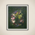 En blomsterkrans framed