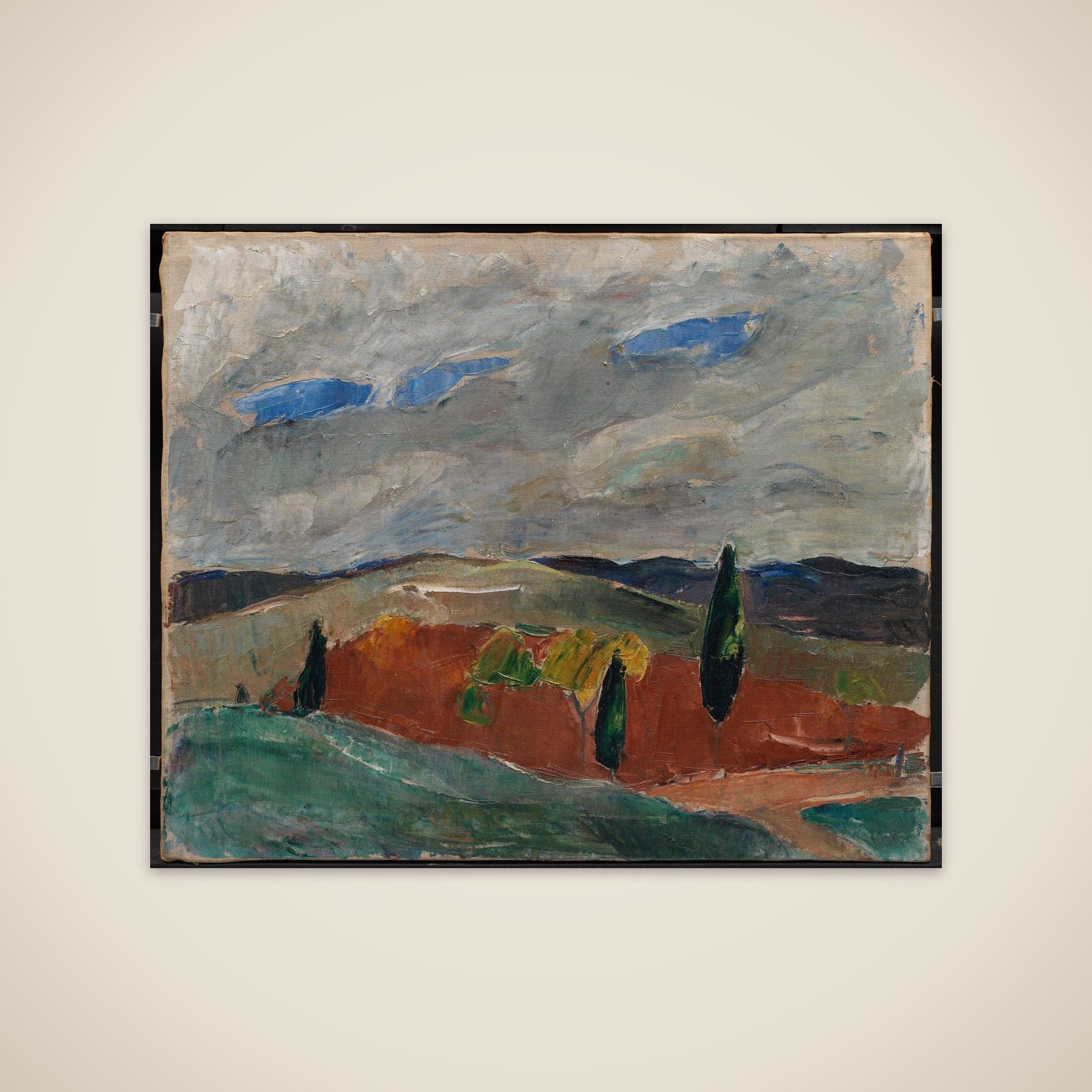 Kirkegårdsvejen i Toledo unframed print