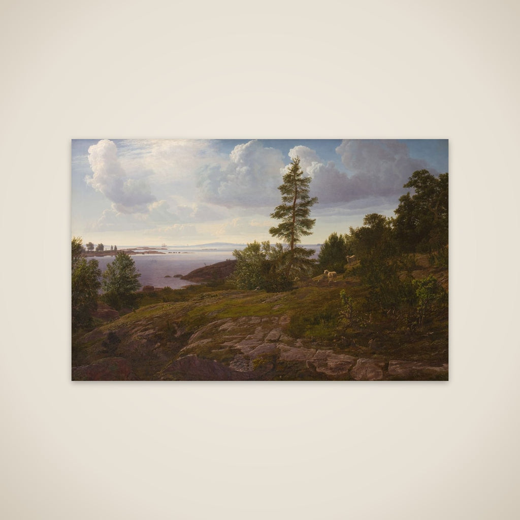 Udsigt over skærgården ved Elleholm i Blekinge unframed print