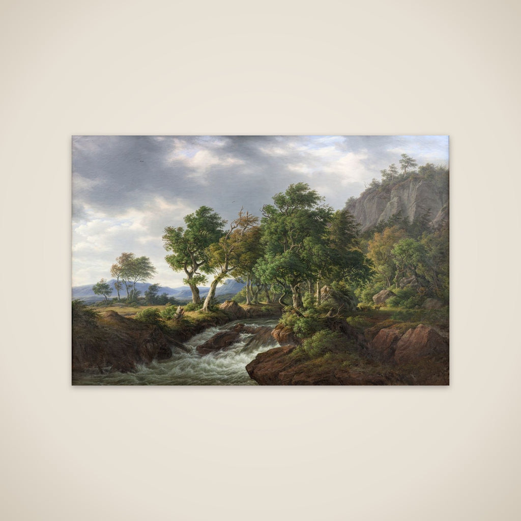 Klippelandskab. Djupadal i Bleking unframed print