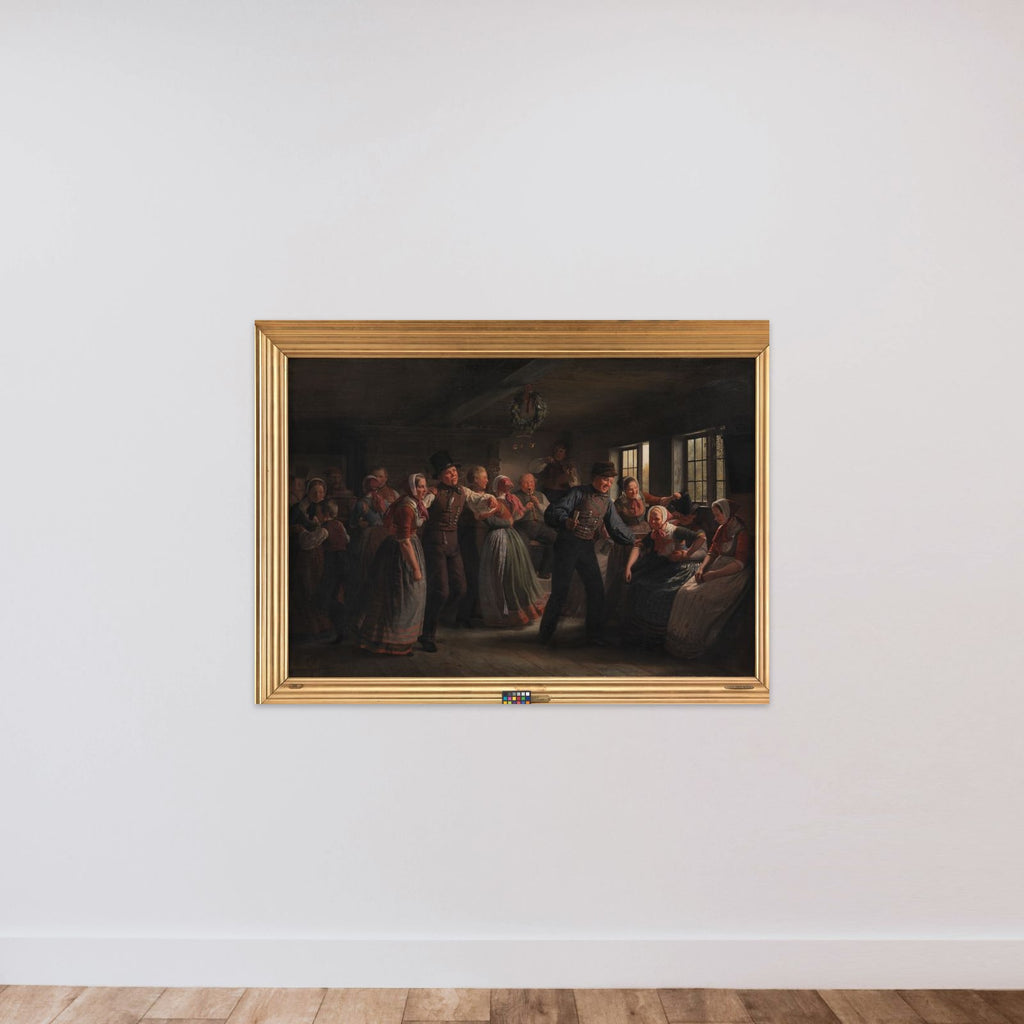 Et bondegilde på Hedeboegnen unframed — shown to scale