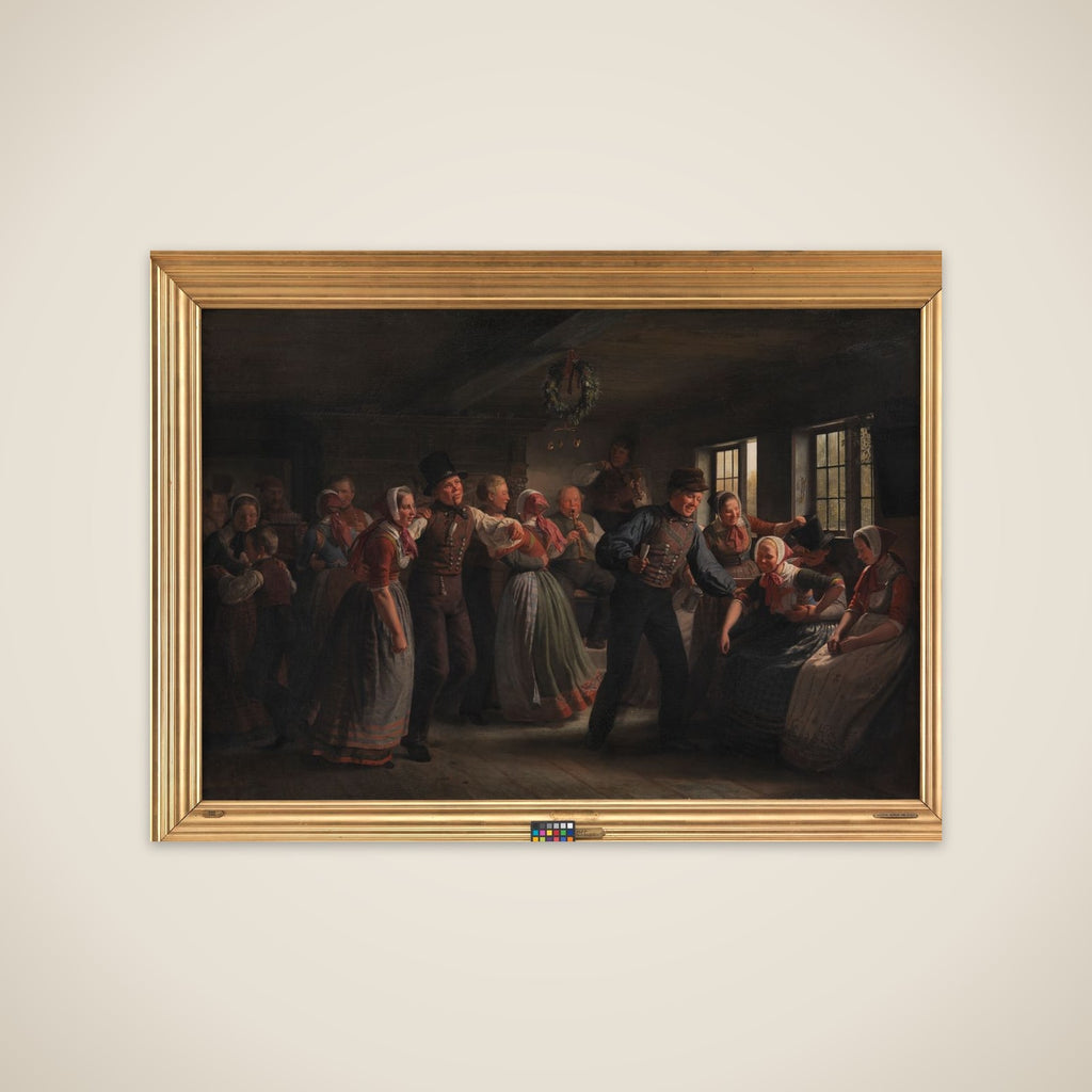 Et bondegilde på Hedeboegnen unframed print