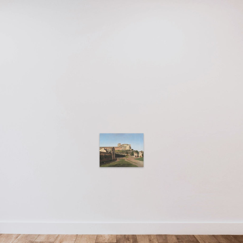Porta Angelica og en del af Vatikanet unframed — shown to scale