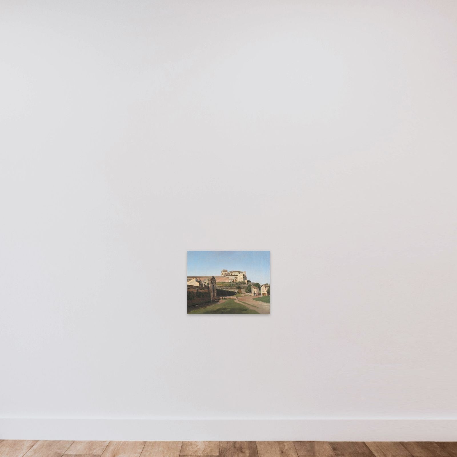Porta Angelica og en del af Vatikanet unframed — shown to scale