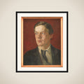 Portræt af den svenske maler Gustaf Wolmar framed