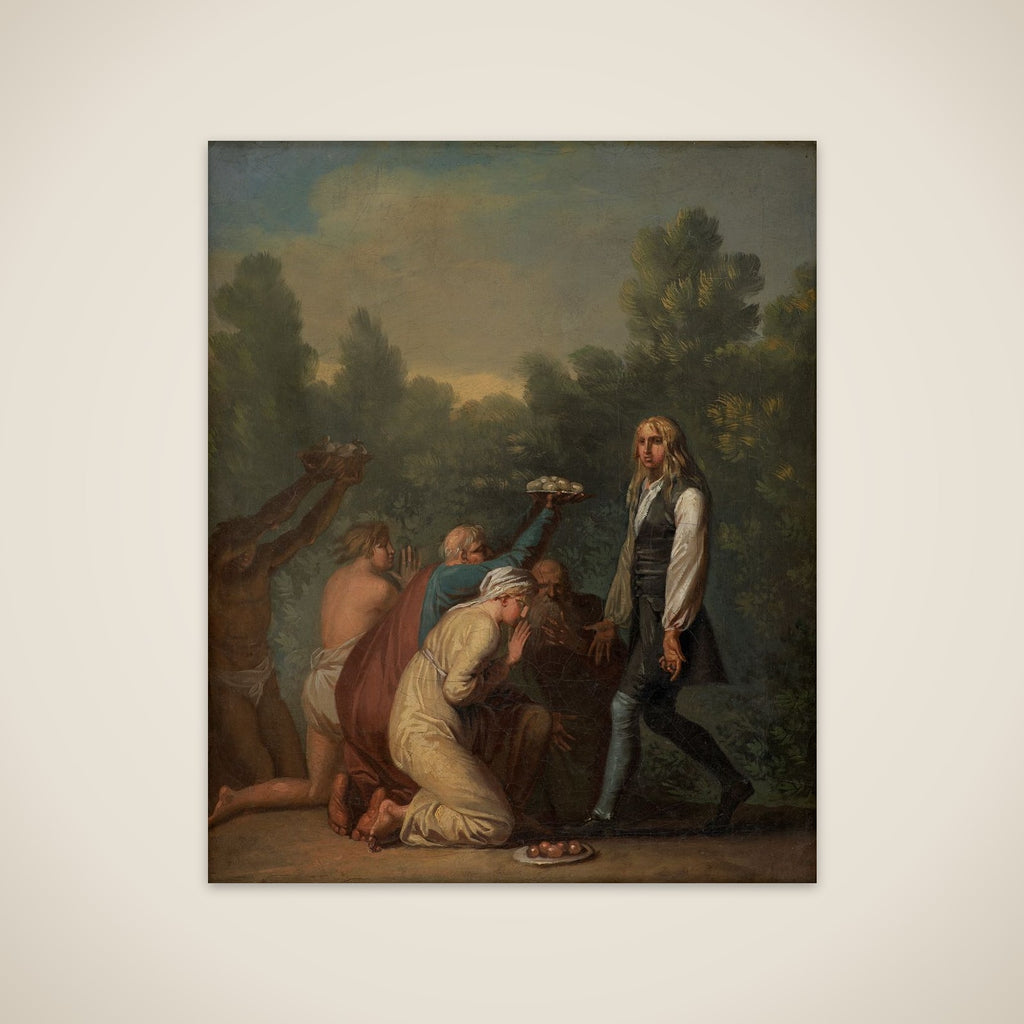 Niels Klim hyldes af qvamiterne unframed print