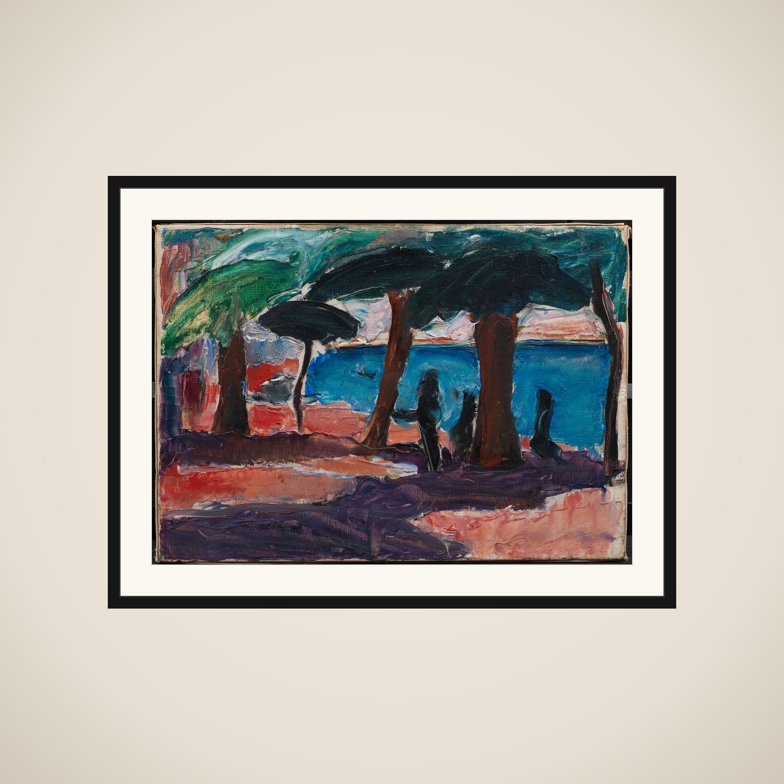 Kajen. Bandol framed