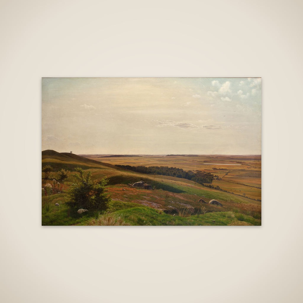 Bjerglide i nærheden af Horsens. Eftermiddag unframed print