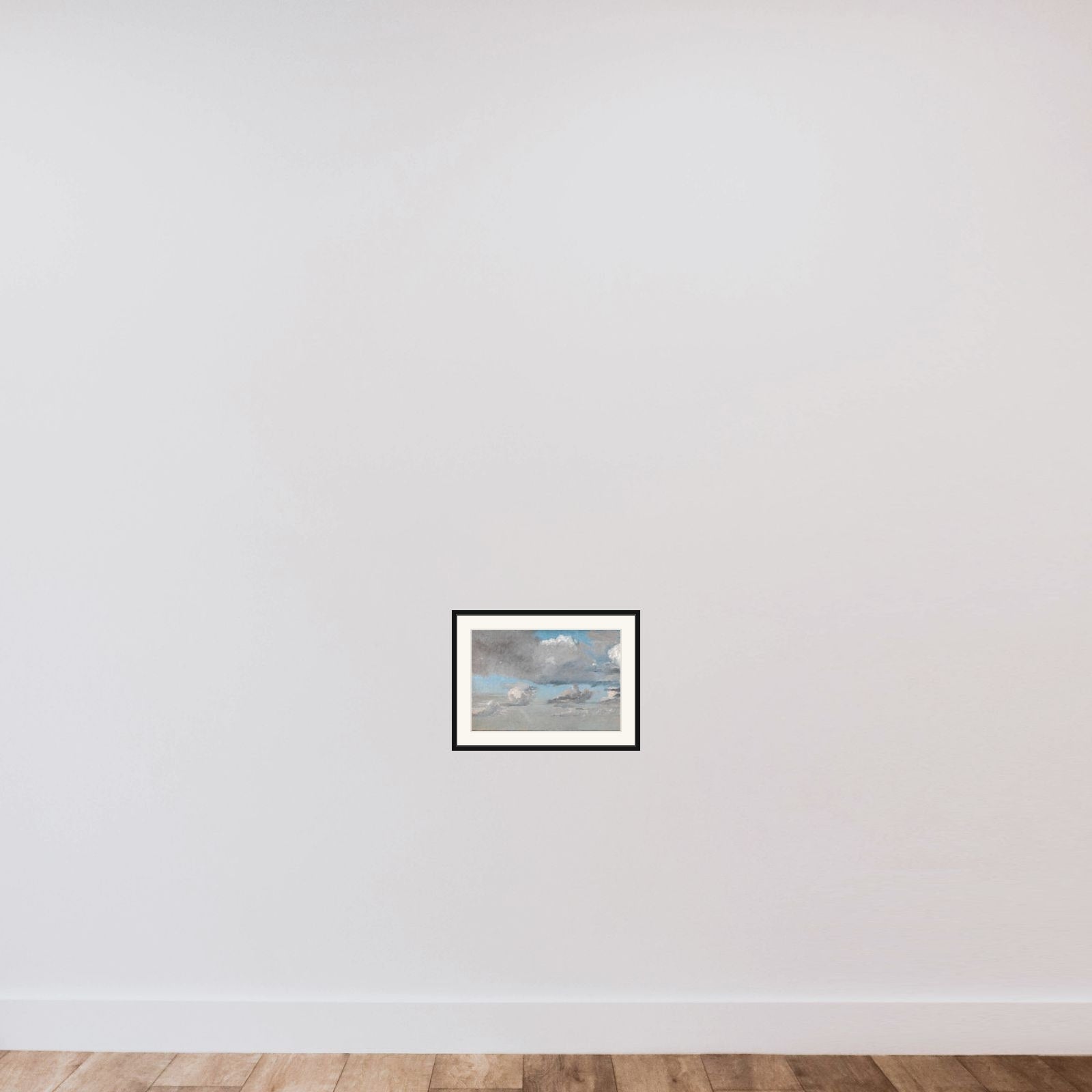 Luftstudie framed — shown to scale