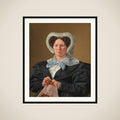 Kunstnerens moder, Frederikke Eleonore Cathrine Rørbye, f. Stockfleth (1773-1851) framed