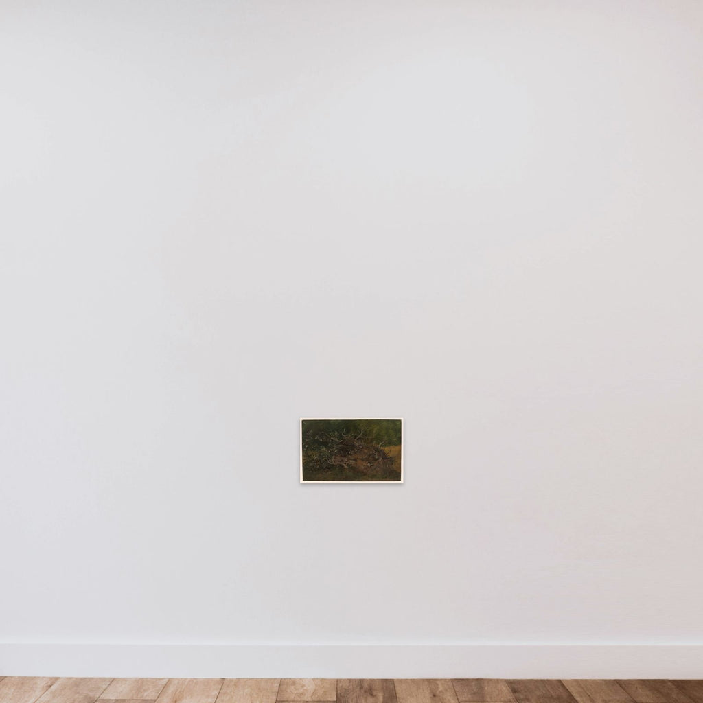 Studie af et stød unframed — shown to scale