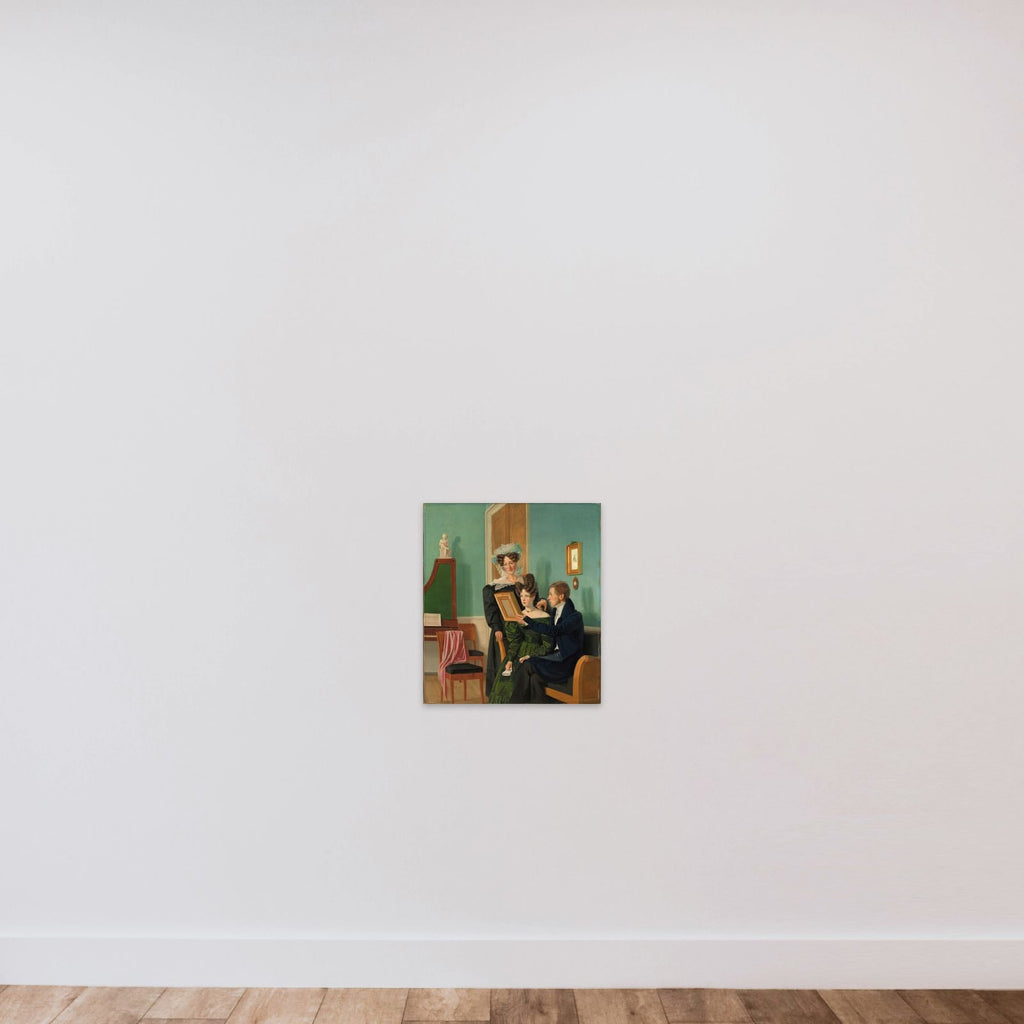 Familien Raffenberg unframed — shown to scale