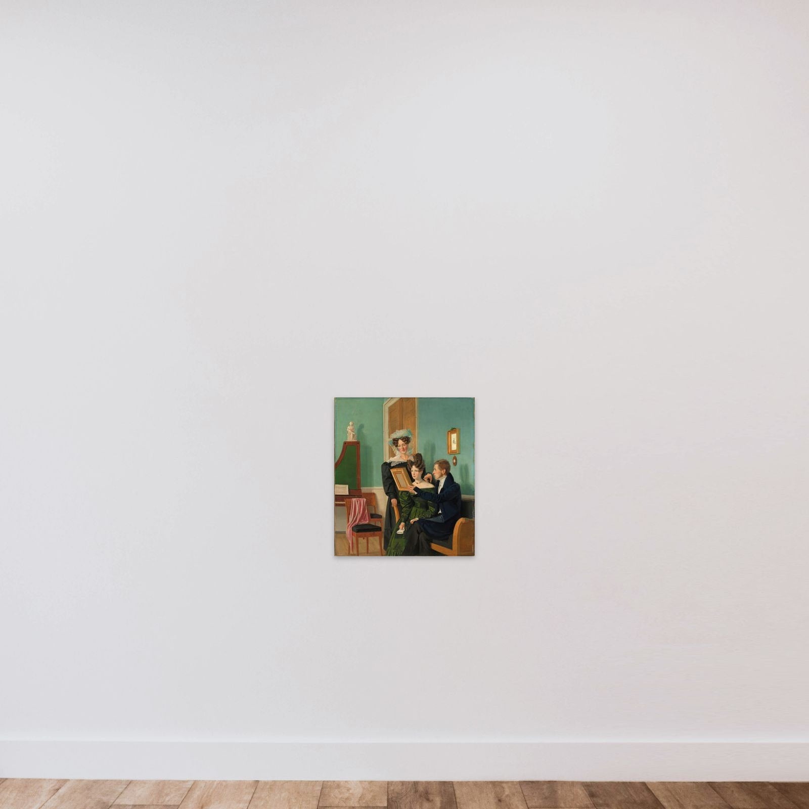 Familien Raffenberg unframed — shown to scale