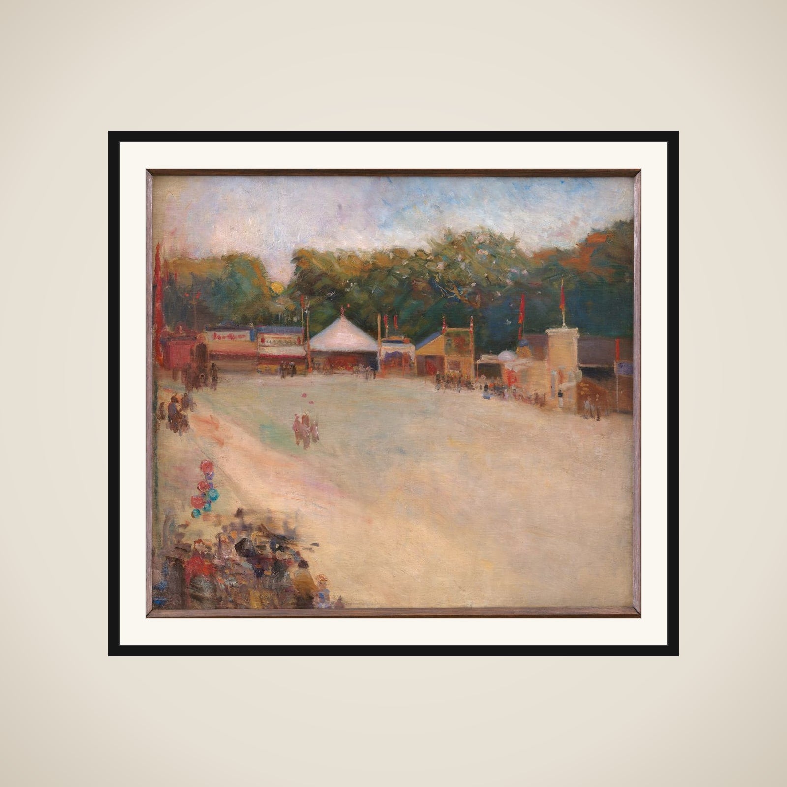 Sommeraften på Dyrehavsbakkens store plads framed