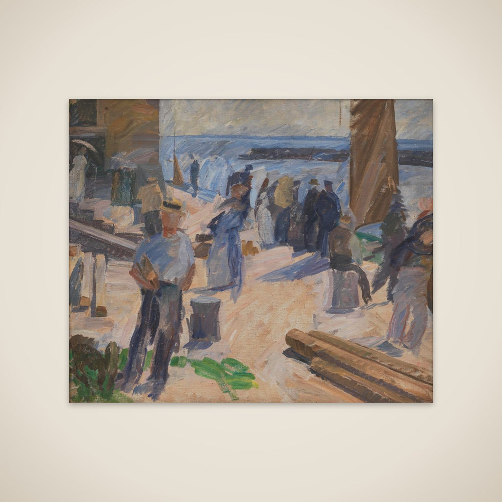 Postbåden kommer. Christiansø unframed print