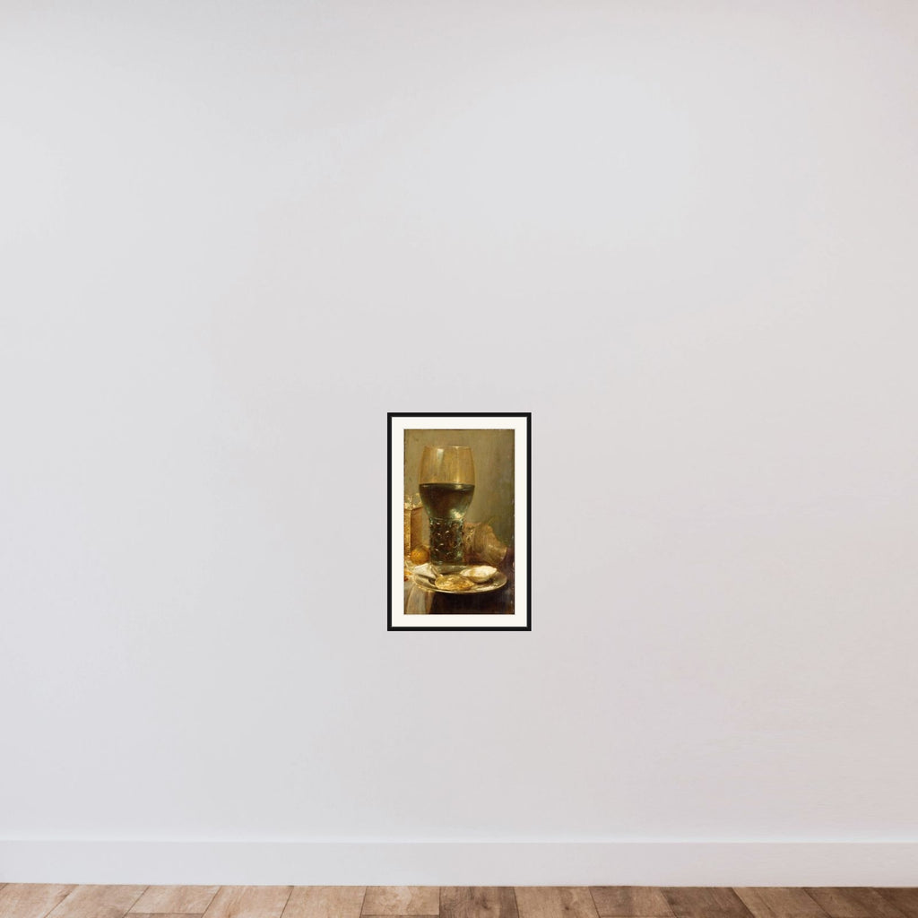 Stilleben framed — shown to scale