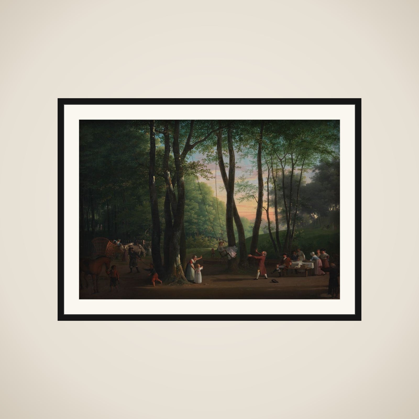 Dansebakken ved Sorgenfri framed