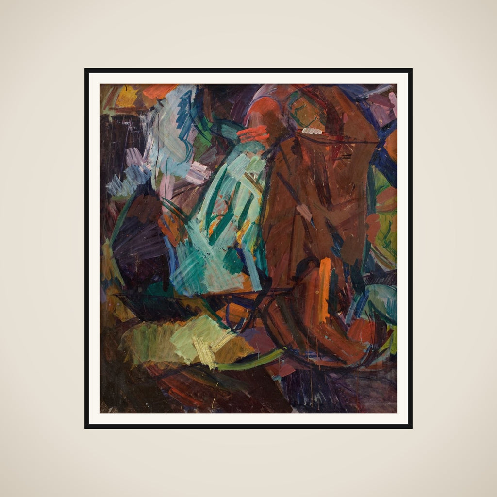 Skitse efter Delacroix´s "Dante og Vergil" framed