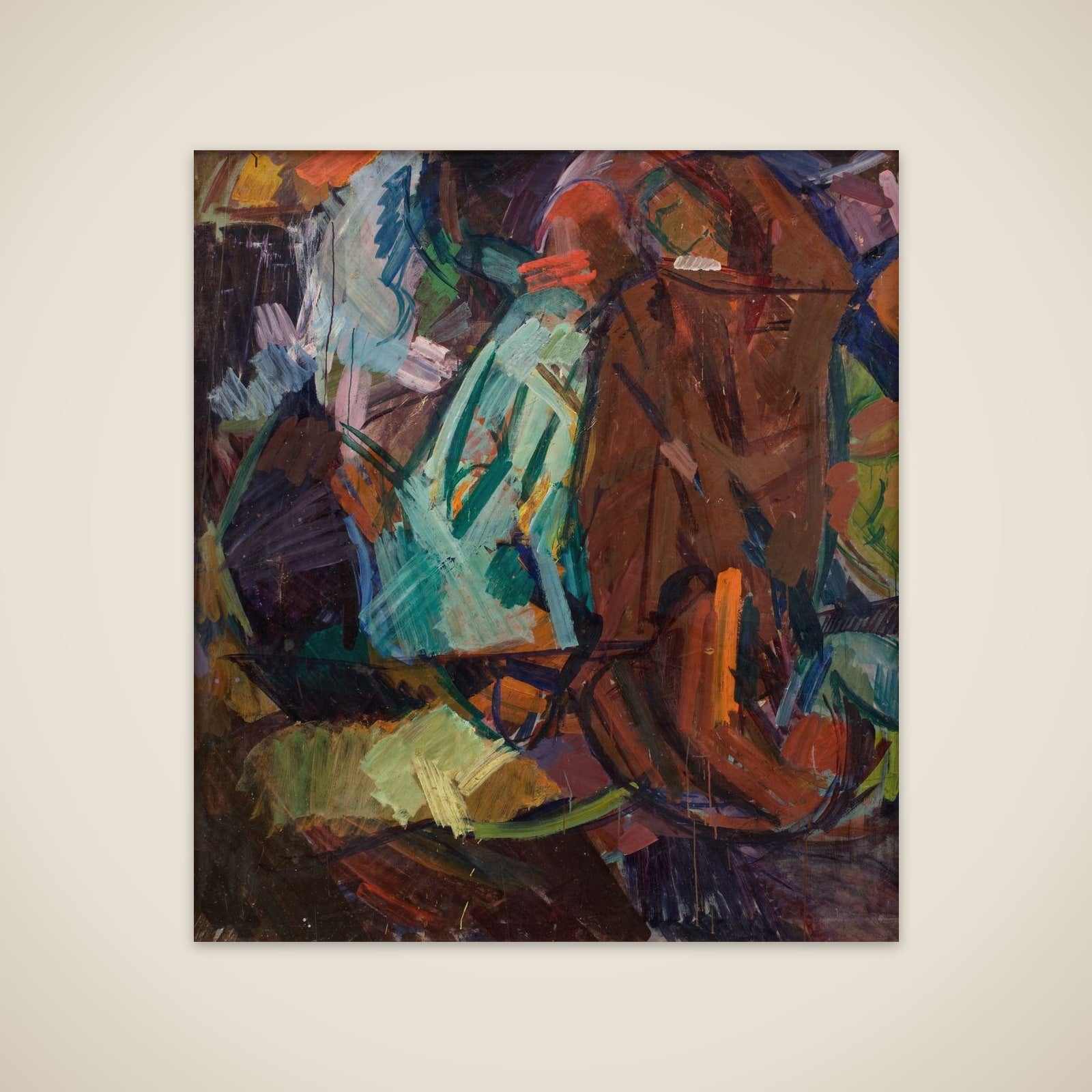 Skitse efter Delacroix´s "Dante og Vergil" unframed print