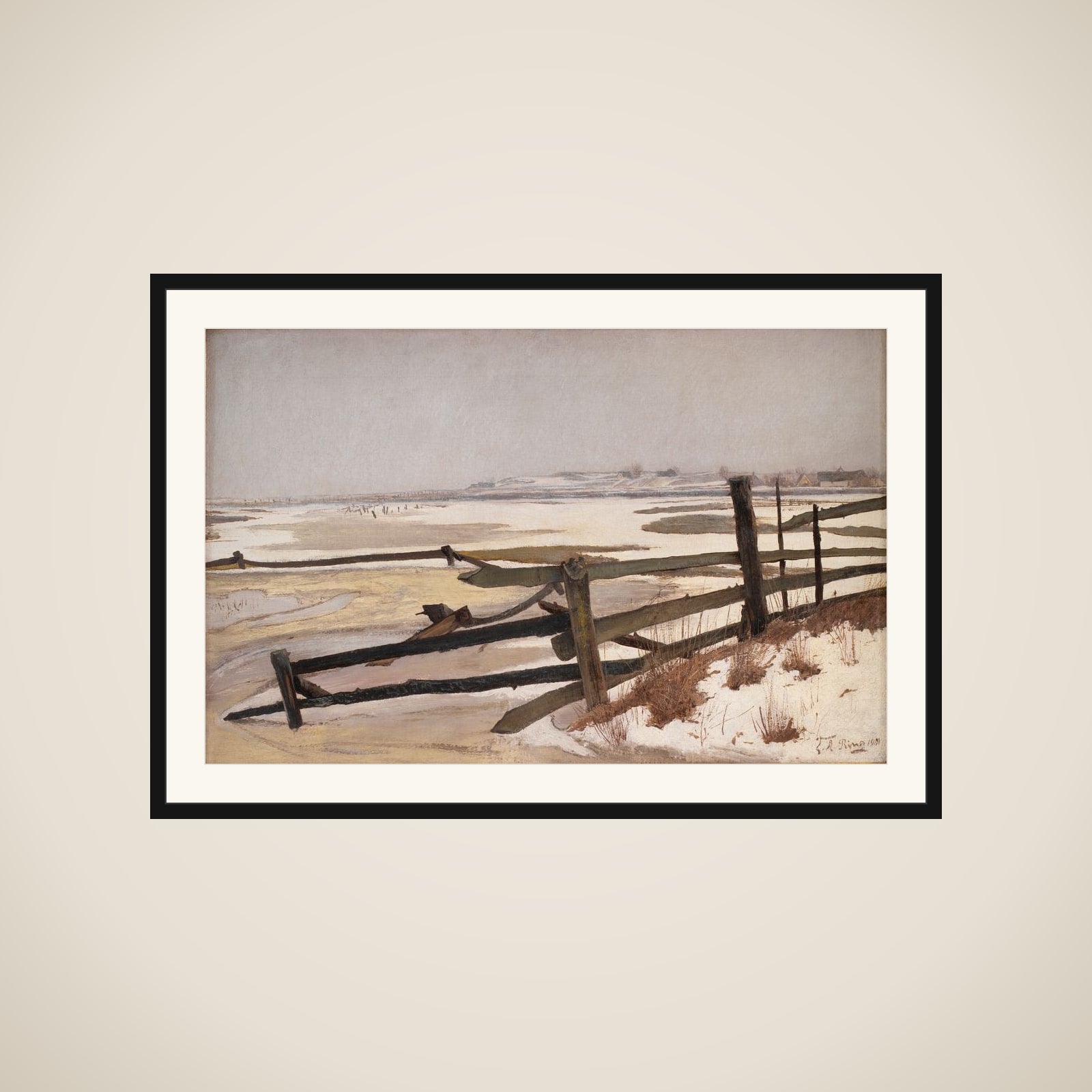 Tøbrud framed