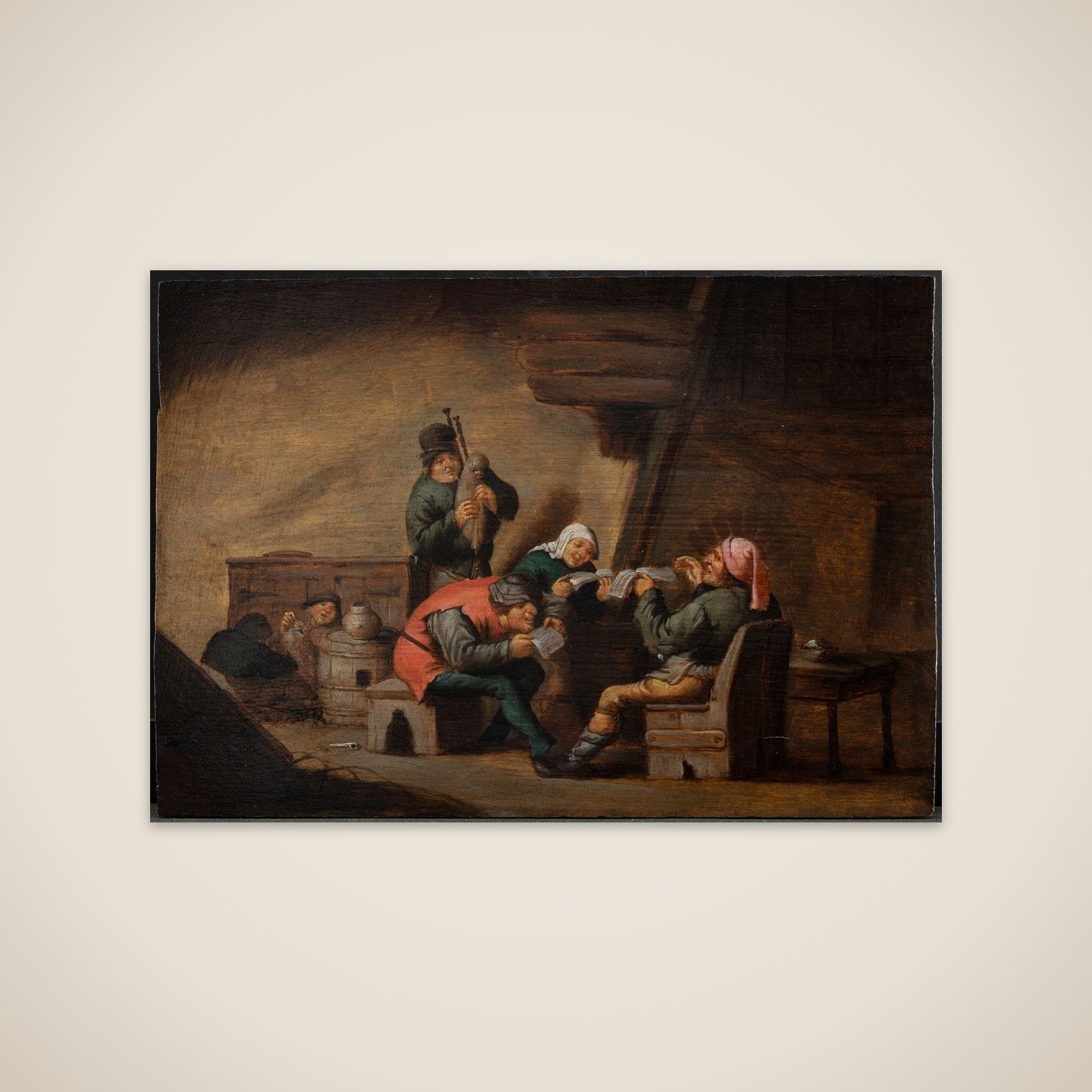 Sækkepibemusik og sang. De fem sanser: høresansen unframed print