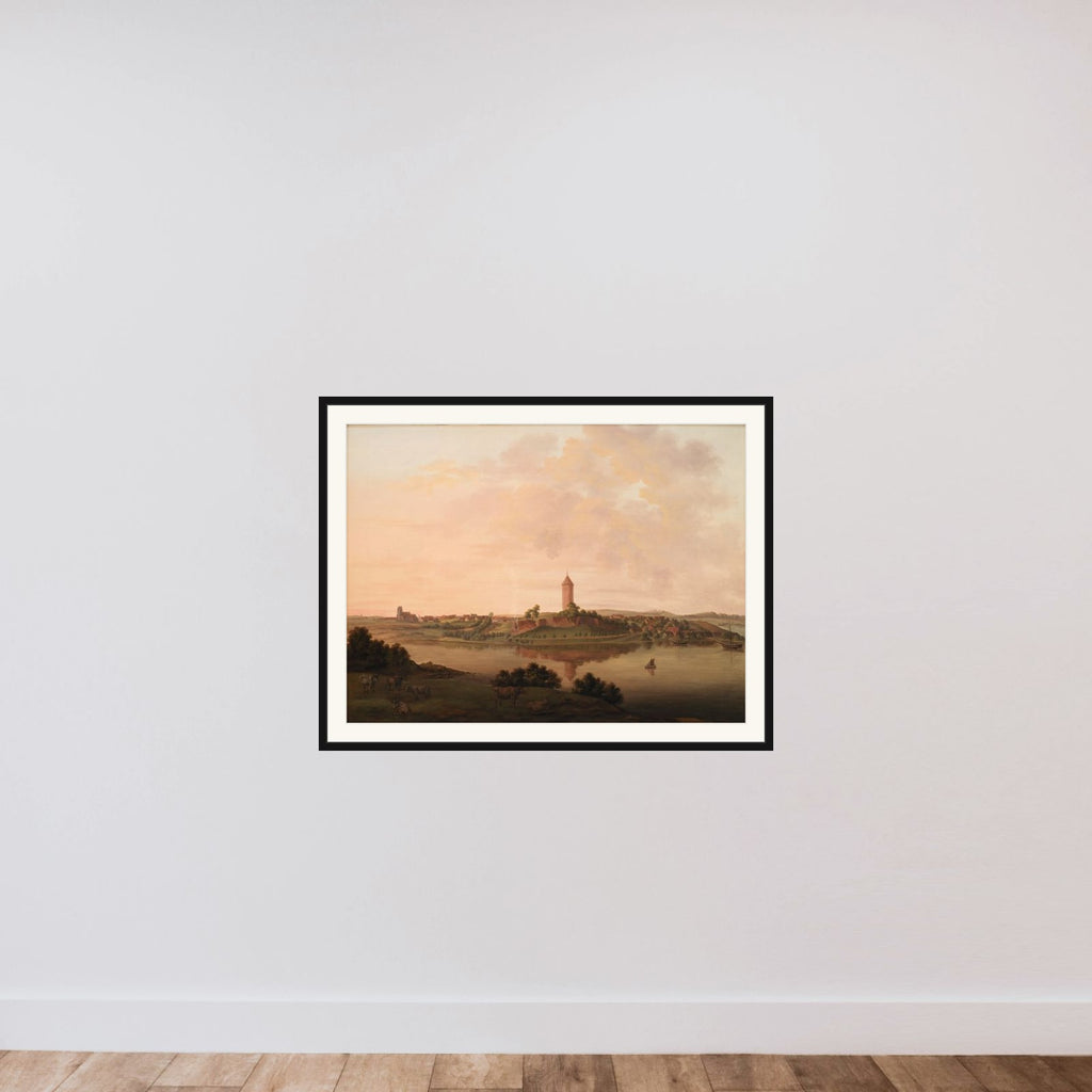 Prospekt af Vordingborg framed — shown to scale