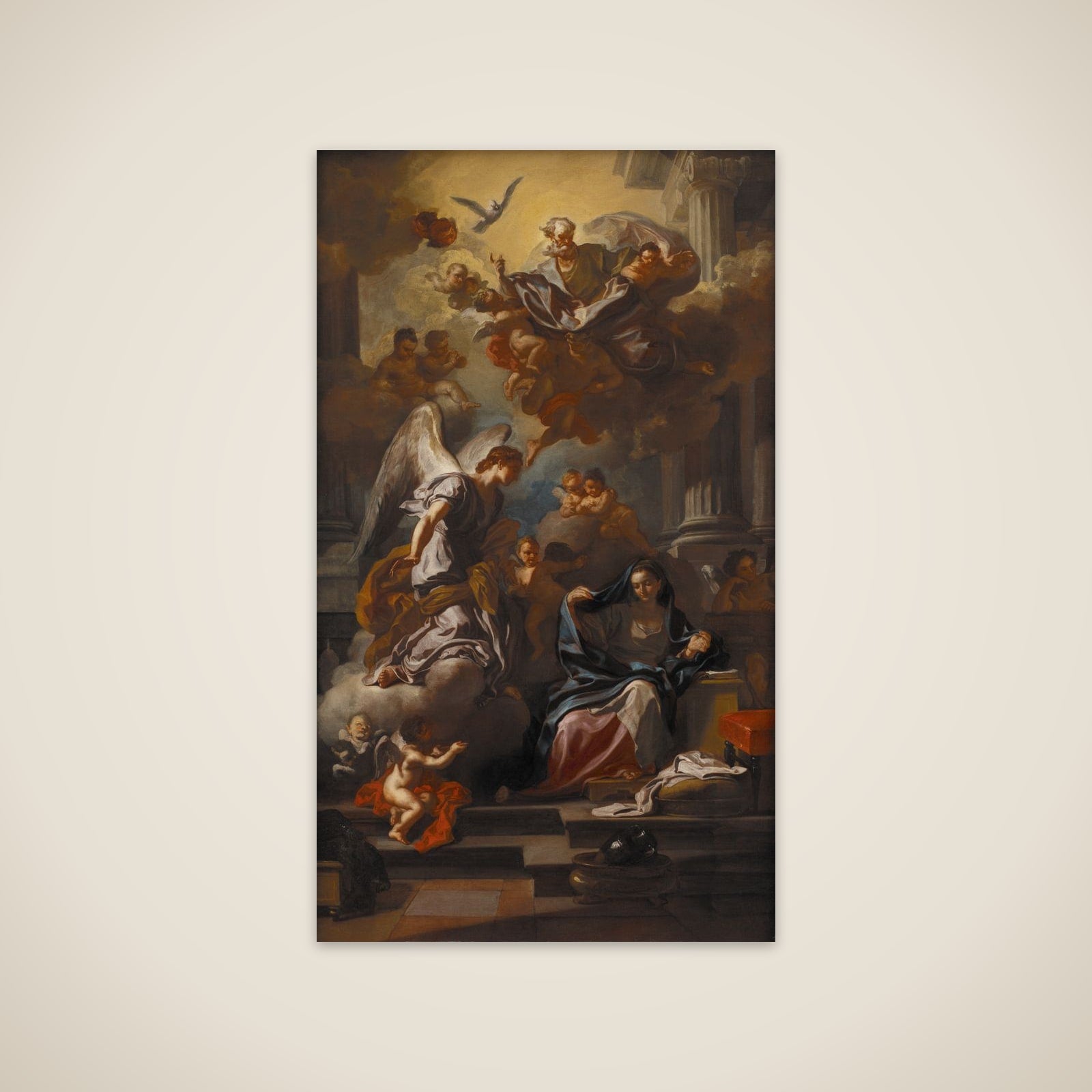 Mariæ Bebudelse unframed print