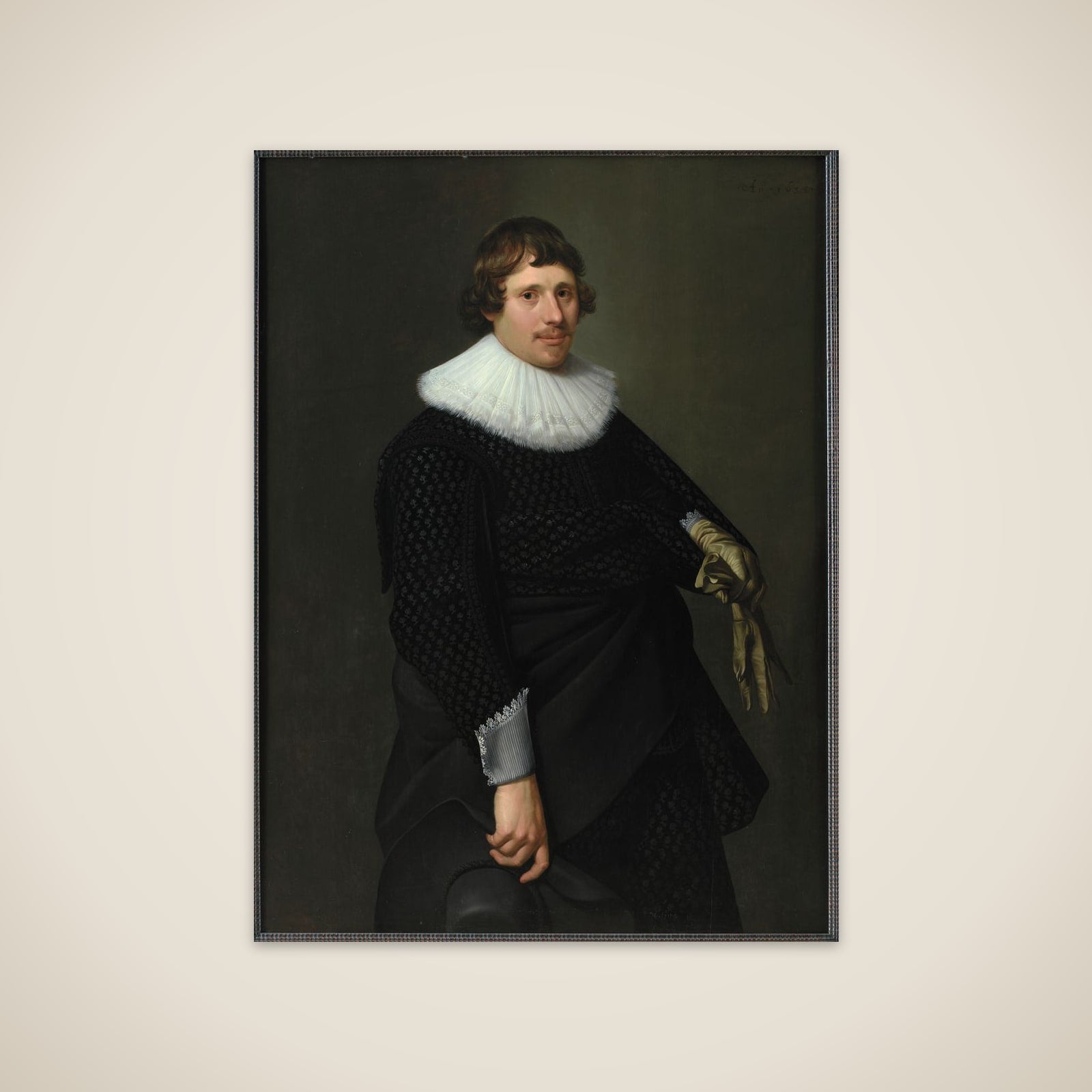 Mandsportræt unframed print