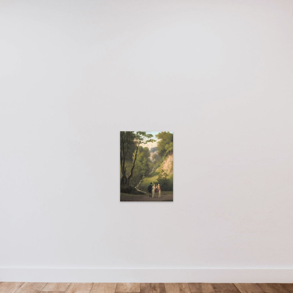 Djævlekløften i Liselunds have på Møn unframed — shown to scale