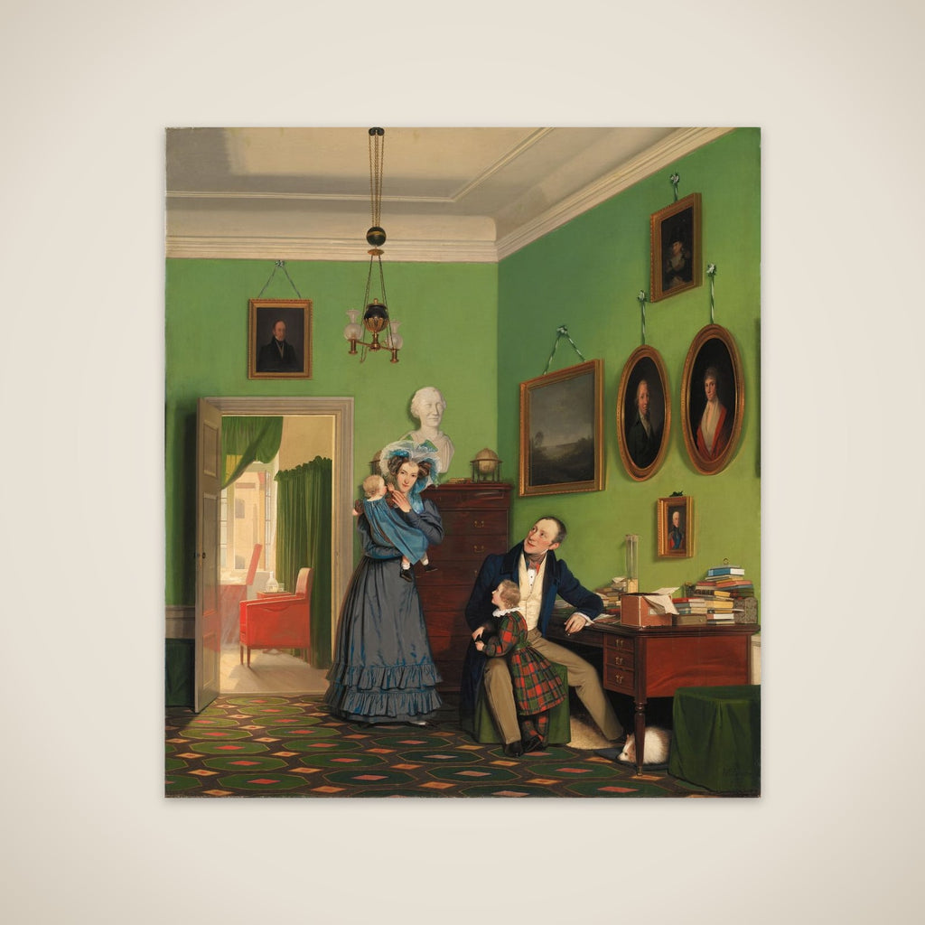 Familien Waagepetersen unframed print