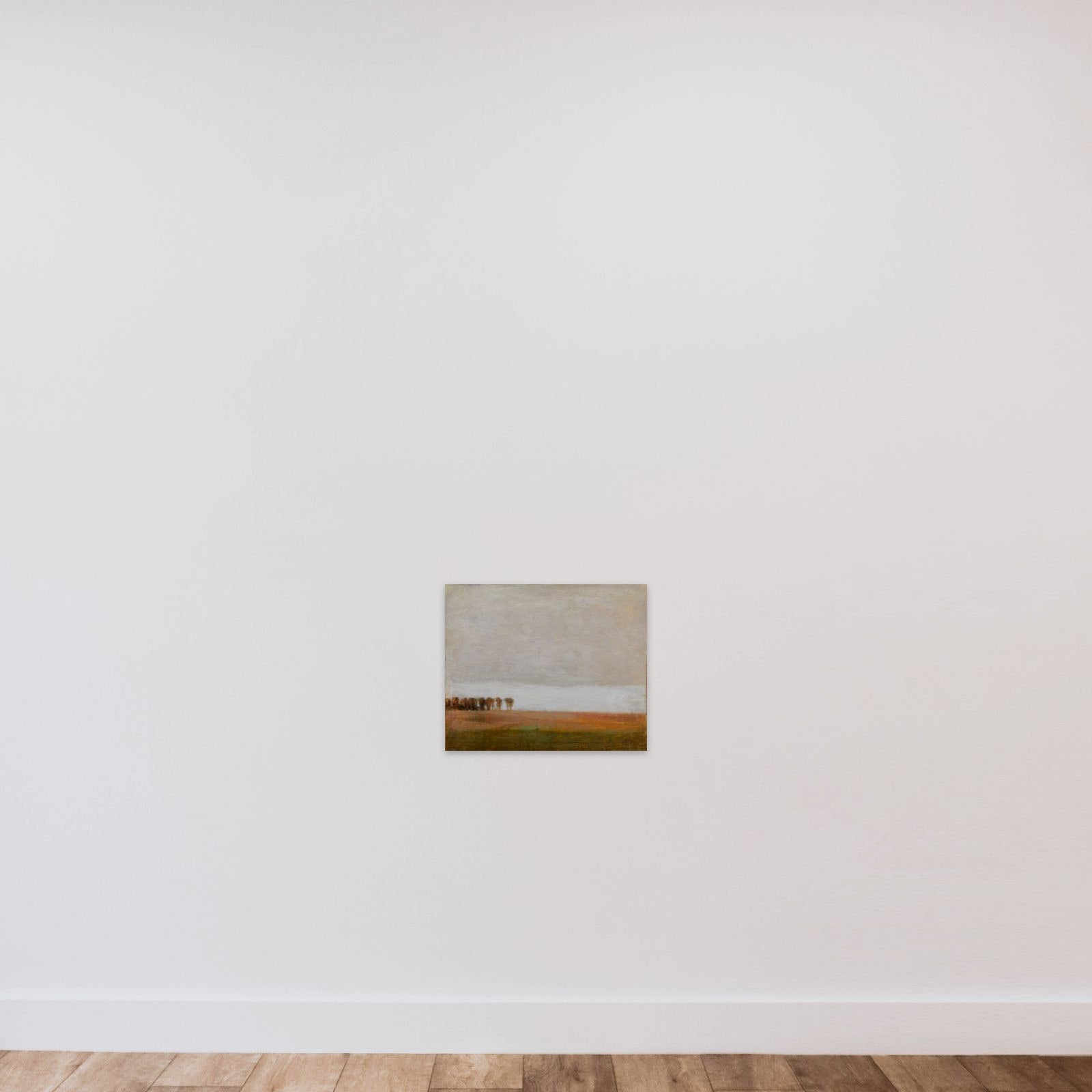 Parti fra Jægersborg Allé. Studie unframed — shown to scale