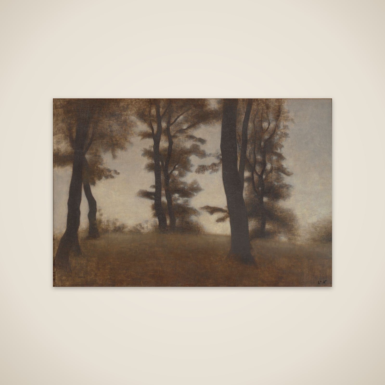 Træstammer. Arresødal, Frederiksværk unframed print