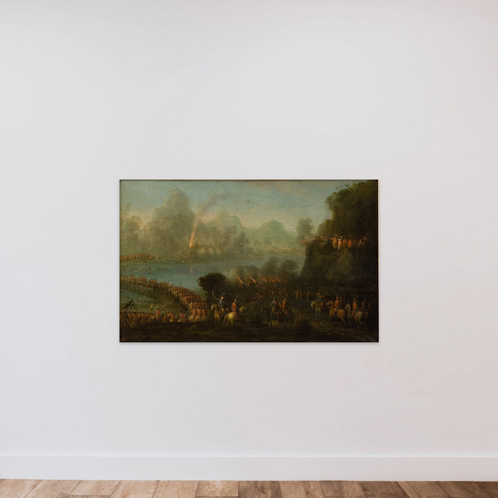Affæren ved Quistrumbro unframed — shown to scale